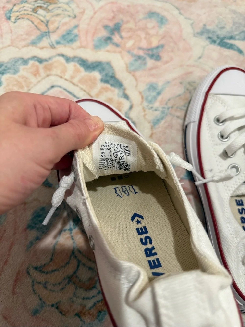 Converse White Low Top Sneakers